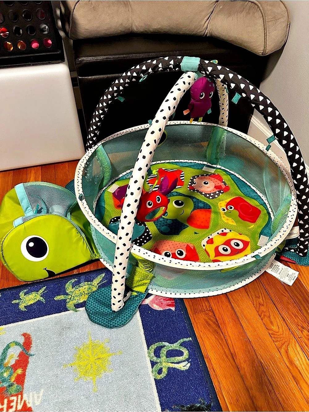 infantino 3-in-1 Baby Gym & Activity Mat with Ocean Ball Pit